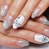 manicure with gel nails painted